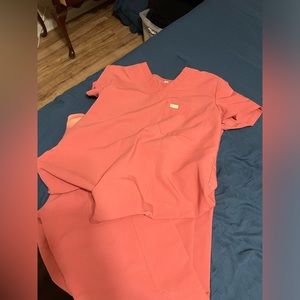 Core scrubs peach color